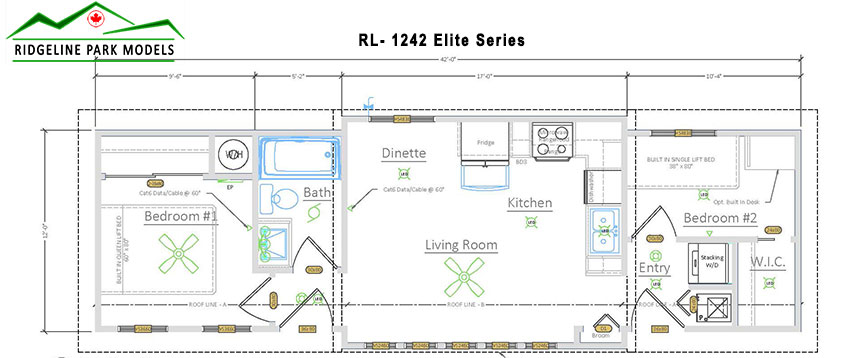 Ridgeline Park Models - Elite Series RL-1242